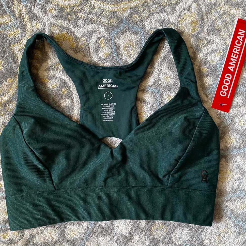 NWT & FREE Shipping - Good American Racerback Sports Bra